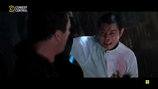 Arma Letal 4 escena pelea final. Lethal Weapon 4 fight scene