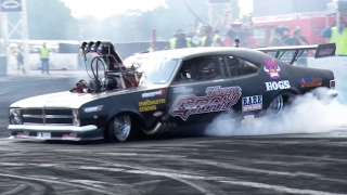 8,000 Horsepower TOP FUEL Burnout Car????