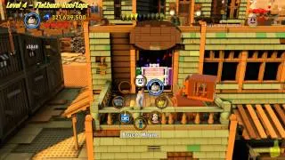 The Lego Movie Videogame: Level 4 Flatbush Rooftops - FREE PLAY - (Pants & Gold Manuals) - HTG