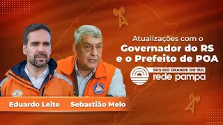 Atualizações sobre as enchentes do Rio Grande do Sul com Sebastião Melo e Eduardo Leite | 13/05/2024