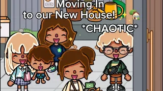 Moving into our New House!! 🏡🌻 *NEW FAMILY* |TOCA RP