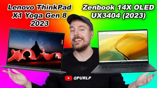 ThinkPad X1 Yoga Gen 8 vs Zenbook 14X OLED 2023