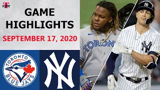 New York Yankees vs. Toronto Blue Jays Highlights | September 17, 2020 (Tanaka vs. Merryweather)