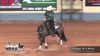 Rio (CFR Centenario Wimpy) ridden by Franco Bertolani - 2013 NRHA Derby (Int. Open Champions)