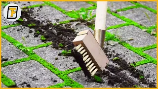 PREFECT CLEANING OF MOSS GROOVES ! - Garden Faster With These Modern Gardening Tools ➤ 2