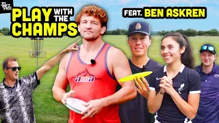 Ben Askren VS. Disc Golf Pros for Charity! | JomezPro