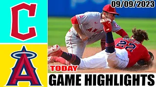 Los Angeles Angels vs Cleveland Guardians FULL HIGHLIGHTS  [TODAY] September 09, 2023