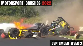 Motorsport Crashes 2022 September Week 3