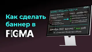 Как сделать простой баннер в Figma. Для новичков.