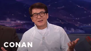 Jackie Chan On The First Time He Met Steven Spielberg | CONAN on TBS