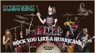 Scorpions - Rock You Like A Hurricane | cover by Kalonica Nicx, Andrei Cerbu, Daria, Maria & Atilla