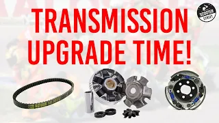 Piaggio Zip Transmission Tuning - Malossi Variator, Belt & Clutch Install