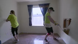Clean-up of flooded homes