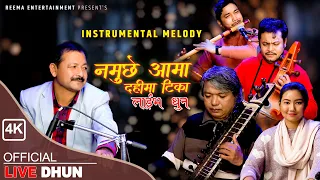 Namuchhe Aama Dahima Tika | नमुछे आमा दहीमा टीका | Instrumental Melody | लाईभ धुन |Narayan Rayamajhi