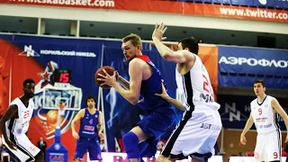 1/4 playoffs. CSKA vs Nymburk Game 1 Highlights