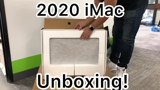 27 inch iMac unboxing 2020 (quick)