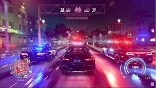 Need for Speed Heat 5 police chase evo x