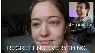 Makeup Novice Using NikkieTutorials x Beauty Bay Palette (+ BF's reaction)