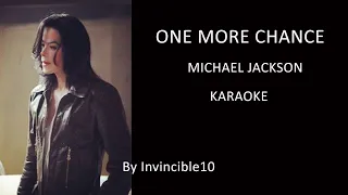One More Chance (Karaoke) Michael Jackson
