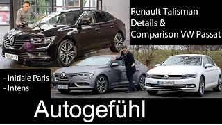 Renault Talisman FULL test drive REVIEW & Comparison VW Passat B8 2016 all-new neuer