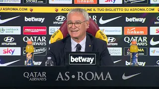 La prima conferenza di Ranieri: "Sono alla Roma per la maglia. Schick e Dzeko devono giocar insieme"