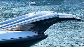 M/Y PHOENIX 2•295 FT•FULL DOCKING MANEUVER•QUAI RAINIER III MONACO PORT HERCULE​⁠​⁠​⁠@emmansvlogfr