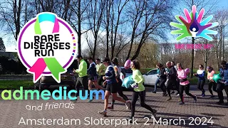 Rare Diseases Run, Admedicum & friends, Amsterdam 2 March 2024. Supporting Rare Disease Day