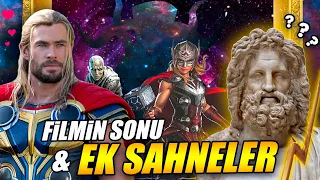 THOR Love and Thunder: Filmin SONUNU ve EK SAHNELERİ Açıklıyorum! #thorloveandthunder