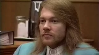 Axl Rose in court (Part 1/2)