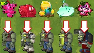 Plants vs Zombies 2 Final Boss - Every Random BOOM Plants Power-Up vs PvZ 2 Final Bosses Fight!