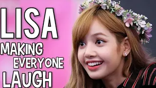 LISA MAKING EVERYONE LAUGH !!! || #AceLalisaDay || #lisa