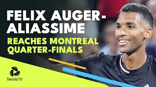 Felix Auger-Aliassime: First Quebec Player To Reach Montreal Quarter-Finals