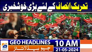 Geo Headlines 10 AM | PM forms body to hold consultations on Peca 2016 amendments | 21st May 2024