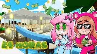 💰 24 HORAS SIENDO MILLONARIA en BROOKHAVEN con SAOLI 🤑💲 ROBLOX