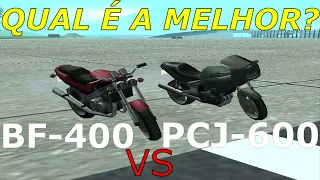 GTA SAN ANDREAS : BF-400 VS PCJ-600 (QUAL É A MELHOR?)