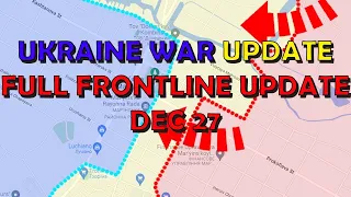 Ukraine War Update (20221227): Full Frontline Update