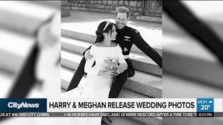 Prince Harry and Meghan Markle release wedding photos