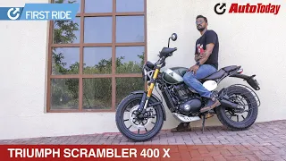 Triumph Scrambler 400 X Review | First Ride