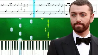 Sam Smith - Diamonds (Piano Tutorial With Sheets | Piano Instrumental | Piano Karaoke)