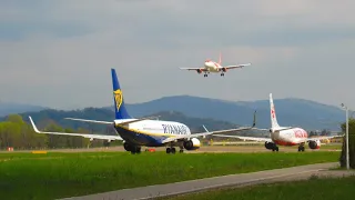 A lot of Ryanair, really HARD LANDINGS & more... | Plane spotting at Milan Bergamo Airport BGY/LIME