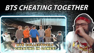 Lightheaded - bts collectively cheating in games is the most chaotic thing ever | Reaction