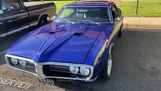 1968 Pontiac Firebird Complete Restoration off to a Car Show