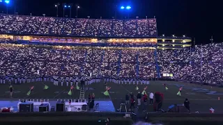 Amazing Laser Light Show - Auburn University Marching Band