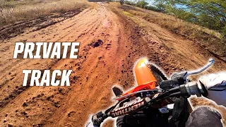 BACKYARD MOTOCROSS TRACK! - PRIVATE TRACK - DIRTBIKE - DIRT BIKE