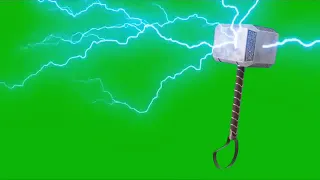 green screen effect Thor hammer green screen status