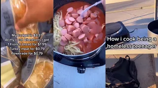 How i Cook being homeless teenager @randomhomelessguy2 Tiktok Complication