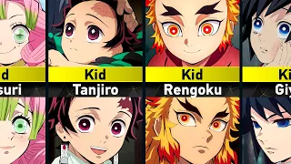 Child Version of Demon Slayer Characters