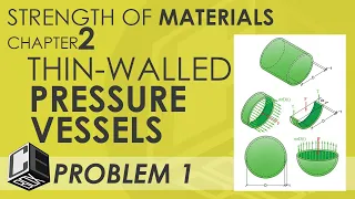 Mechanics of Deformable Bodies   Chapter 2 Thin-Walled Pressure Vessel Problem 1 (PH)