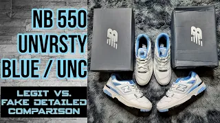 NEW BALANCE 550 UNC | LEGIT VS. FAKE DETAILED COMPARISON