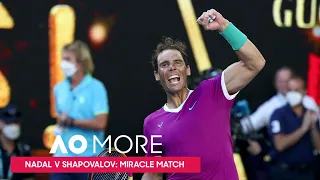 Nadal v Shapovalov: Miracle Match | Australian Open 2022